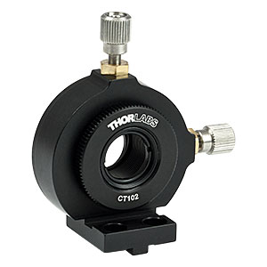 CT102 - XY移動レンズマウント、30 mmケージシステム内CT1A/M、CT1P/M、またはMSステージ用