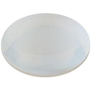 LA4372-UV - f = 150.0 mm, Ø75 mm UV Fused Silica Plano-Convex Lens, AR Coating: 245-400 nm 