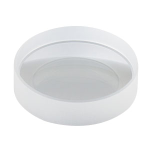 LD4293-UV - f = -50.2 mm, Ø1in UV Fused Silica Bi-Concave Lens, AR Coating: 245 - 400 nm 