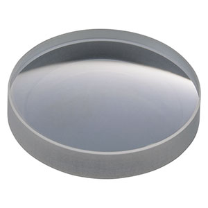 LF4938-UV - f = -100.0 mm, Ø1in UV Fused Silica Negative Meniscus Lens, AR Coating: 245-400 nm 