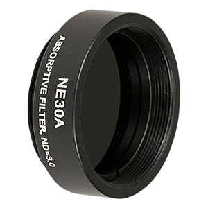 NE30A - Ø25 mm Absorptive ND Filter, SM1-Threaded Mount, Optical Density: 3.0