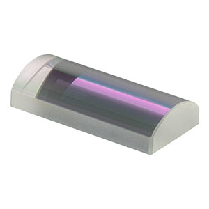 LJ1942L2-C - f = 12.7 mm, H = 10.0 mm, L = 20.0 mm, N-BK7 Plano-Convex Cylindrical Lens, Antireflection Coating: 1050-1700 nm