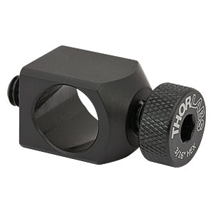 RA180 - 直角ポストエンドクランプ、1/4”-20スタッドおよび3/16”六角穴(インチ規格)