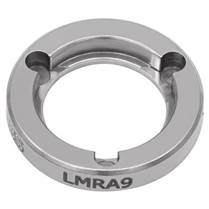 LMRA9 - Ø12.7 mm(Ø1/2インチ)アダプタ、Ø9 mm光学素子用 