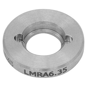 LMRA6.35 - Ø12.7 mm(Ø1/2インチ)アダプタ、Ø6.35 mm光学素子用 