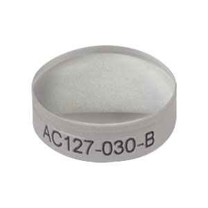 AC127-030-B - f = 30.0 mm, Ø1/2in Achromatic Doublet, ARC: 650 - 1050 nm