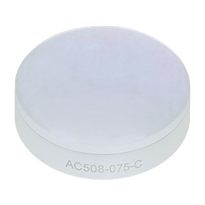 AC508-075-C - f = 75.0 mm, Ø2in Achromatic Doublet, ARC: 1050 - 1700 nm