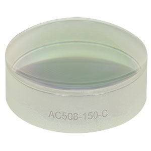 AC508-150-C - f = 150.0 mm, Ø2in Achromatic Doublet, ARC: 1050 - 1700 nm