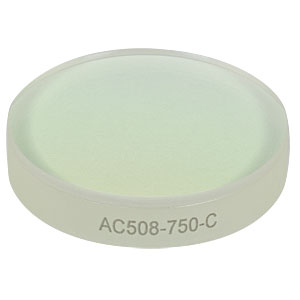 AC508-750-C - f = 750.0 mm, Ø2in Achromatic Doublet, ARC: 1050 - 1700 nm