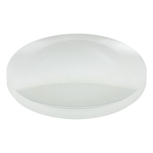 AL75150G - Ø75.0 mm N-BK7 Aspheric Lens, f = 150 mm, NA = 0.21, DW = 532 nm, Uncoated