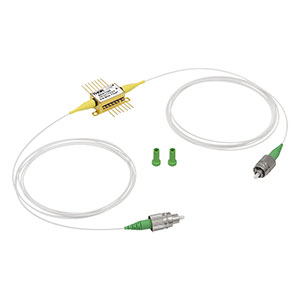 BOA1300 - Oバンド半導体光増幅器、偏光依存型(BOA)、CWL=1280 nm(典型値)、バタフライパッケージ、シングルモードファイバ、FC/APC