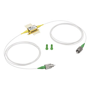 BOA1554 - Cバンド半導体光増幅器、偏光依存型(BOA)、CWL=1520 nm(典型値)、出力22.04 dBm(典型値)、バタフライパッケージ、シングルモードファイバ、FC/APC