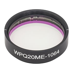 WPQ20ME-1064 - Ø2in Mounted Polymer Zero-Order Quarter-Wave Plate, SM2-Threaded Mount, 1064 nm