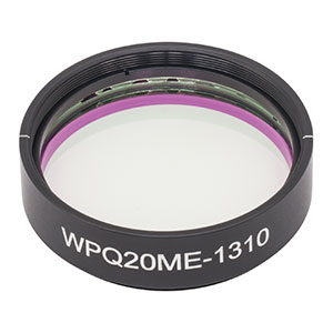 WPQ20ME-1310 - Ø2in Mounted Polymer Zero-Order Quarter-Wave Plate, SM2-Threaded Mount, 1310 nm