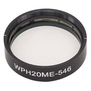 WPH20ME-546 - Ø2in Mounted Polymer Zero-Order Half-Wave Plate, SM2-Threaded Mount, 546 nm