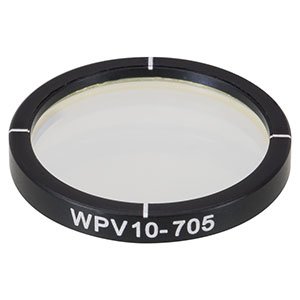 WPV10-705 - Ø1in m = 2 Zero-Order Vortex Half-Wave Plate, 705 nm