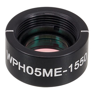 WPH05ME-1550 - Ø1/2in Mounted Polymer Zero-Order Half-Wave Plate, SM05-Threaded Mount, 1550 nm