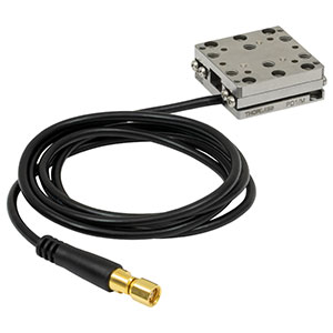 PD1/M - 20 mm直線移動ステージORIC、ピエゾ慣性アクチュエータ付き(ミリ規格)