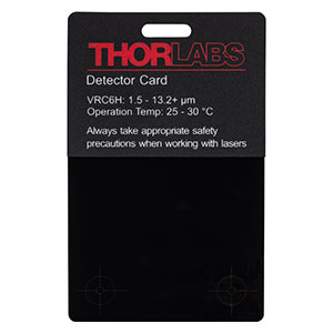 VRC6H - 中赤外(MIR)域液晶ビュワーカード、1.5～13.2 µm、周囲温度25～30 °C