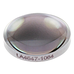 LA4647-1064 - f = 20 mm, Ø1/2in UVFS Plano-Convex Lens, 1064 nm V-Coat