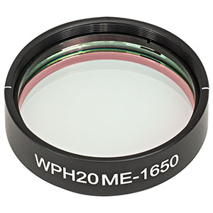 WPH20ME-1650 - Ø2in Mounted Polymer Zero-Order Half-Wave Plate, SM2-Threaded Mount, 1650 nm