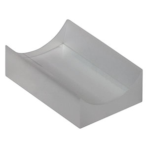 LK4155-A - f=-12.7 mm, Plano-Concave Cylindrical Lens, UV Grade Fused Silica, H=10.0 mm, L=15.0 mm, ARC: 350 - 700 nm