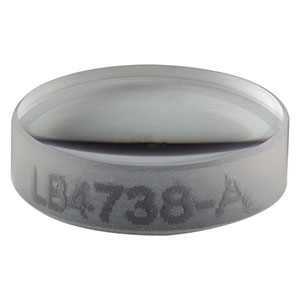 LB4738-A - f = 20 mm, Ø6 mm UV Fused Silica Bi-Convex Lens, AR Coating: 350 - 700 nm