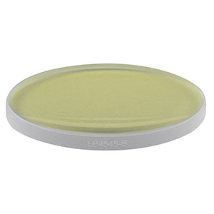 LB4545-B - f = 300 mm, Ø1in UV Fused Silica Bi-Convex Lens, AR Coating: 650 - 1050 nm