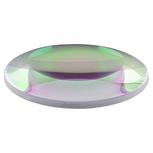 LB4553-C - f = 75 mm, Ø2in UV Fused Silica Bi-Convex Lens, AR Coating: 1050 - 1700 nm