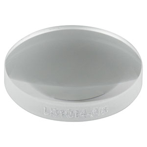 LB1014-AB - N-BK7 Bi-Convex Lens, Ø1/2in, f = 25 mm, AR Coated: 400 - 1100 nm