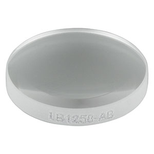 LB1258-AB - N-BK7 Bi-Convex Lens, Ø1/2in, f = 30 mm, AR Coated: 400 - 1100 nm