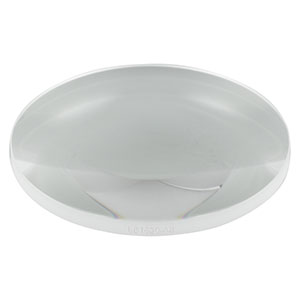 LB1630-AB - N-BK7 Bi-Convex Lens, Ø2in, f = 100 mm, AR Coated: 400 - 1100 nm