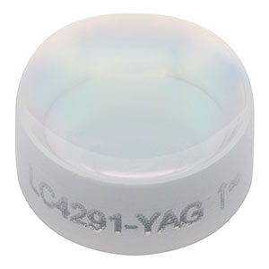 LC4291-YAG - f = -12 mm, Ø8 mm UV Fused Silica Plano-Concave Lens, 532 / 1064 nm V-Coating