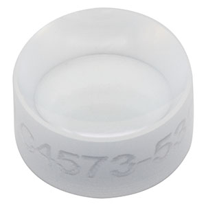 LC4573-532 - f = -10 mm, Ø6 mm UV Fused Silica Plano-Concave Lens, 532 nm V-Coating