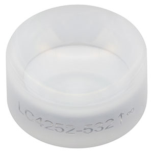 LC4252-532 - f = -30 mm, Ø1in UV Fused Silica Plano-Concave Lens, 532 nm V-Coating