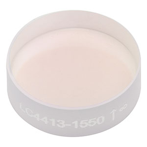 LC4413-1550 - Ø1/2in, f = -75 mm, UV Fused Silica Plano-Concave Lens, 1550 nm V-Coat