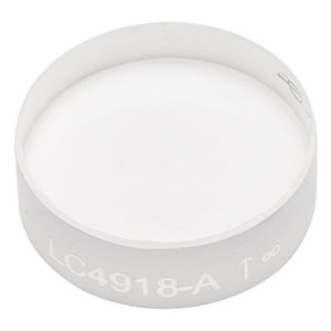 LC4918-A - Ø1/2in, f = -200 mm, UV Fused Silica Plano-Concave Lens, ARC: 350 - 700 nm
