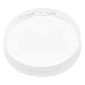 LC4888-A - Ø1in, f = -100 mm, UV Fused Silica Plano-Concave Lens, ARC: 350 - 700 nm