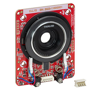 ELL15 - 電動アイリス、SM1ネジ付き(Ø1.0 mm～Ø11.5 mm)