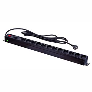 HDPS12-EU - 12-Outlet, Surge-Protected Power Strip, EU Plugs<strong>(日本では販売しておりません)</strong>