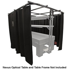 TFL1225N - レーザ保護カーテンキット、1.2 m x 2.5 m Nexus光学テーブル用、部分的通路あり