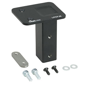 LPCFJS - 床取付け用カーテンレールサポート、ポスト付き