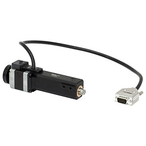 DRV225 - ステッピングモーターアクチュエータ、移動量25 mm、台形ネジ