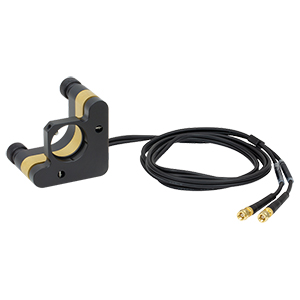 PIM1 - Ø25 mm～Ø25.4 mm(Ø1インチ)用ピエゾ慣性モーターアジャスタ付きミラーマウント、#8-32タップ穴(インチ規格)