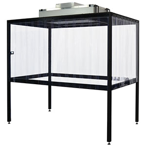 LFE1220-US - Laminar Flow Enclosure for 4' x 6' Table, 115 V Fan Unit, US Plugs (日本では販売しておりません)