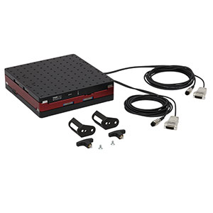 M150XY/M - 150 mmブラシレスDCモータ駆動XY移動ステージ(ミリ規格)