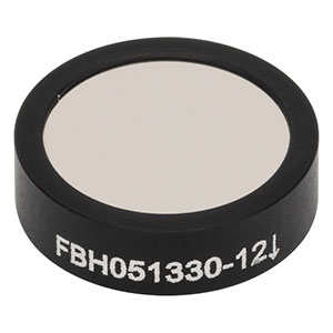 FBH051330-12 - Hard-Coated Bandpass Filter, Ø12.5 mm, CWL = 1330 nm, FWHM = 12 nm