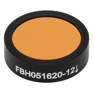 FBH051620-12 - Hard-Coated Bandpass Filter, Ø12.5 mm, CWL = 1620 nm, FWHM = 12 nm