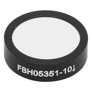 FBH05351-10 - Hard-Coated Bandpass Filter, Ø12.5 mm, CWL = 351 nm, FWHM = 10 nm