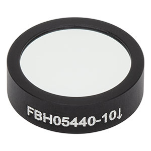 FBH05440-10 - Hard-Coated Bandpass Filter, Ø12.5 mm, CWL = 440 nm, FWHM = 10 nm